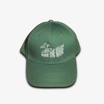 RIDE THE WAVE - Olive Green Cap